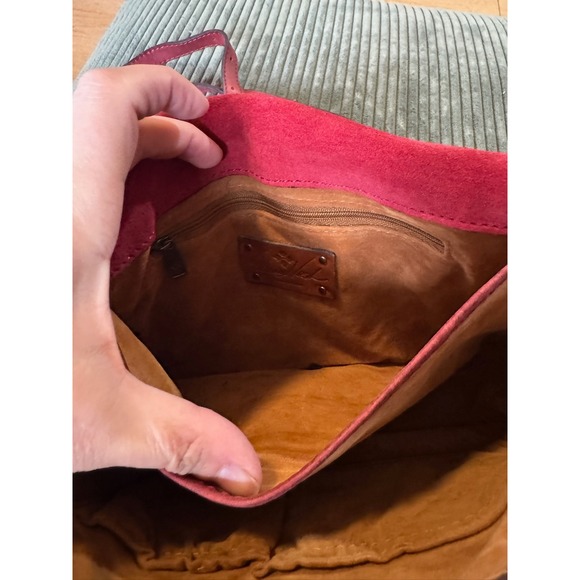 Patricia Nash Leather Crossbody Embossed Bag Red Purse Handbag with Tassel Boho - Picture 15 of 15